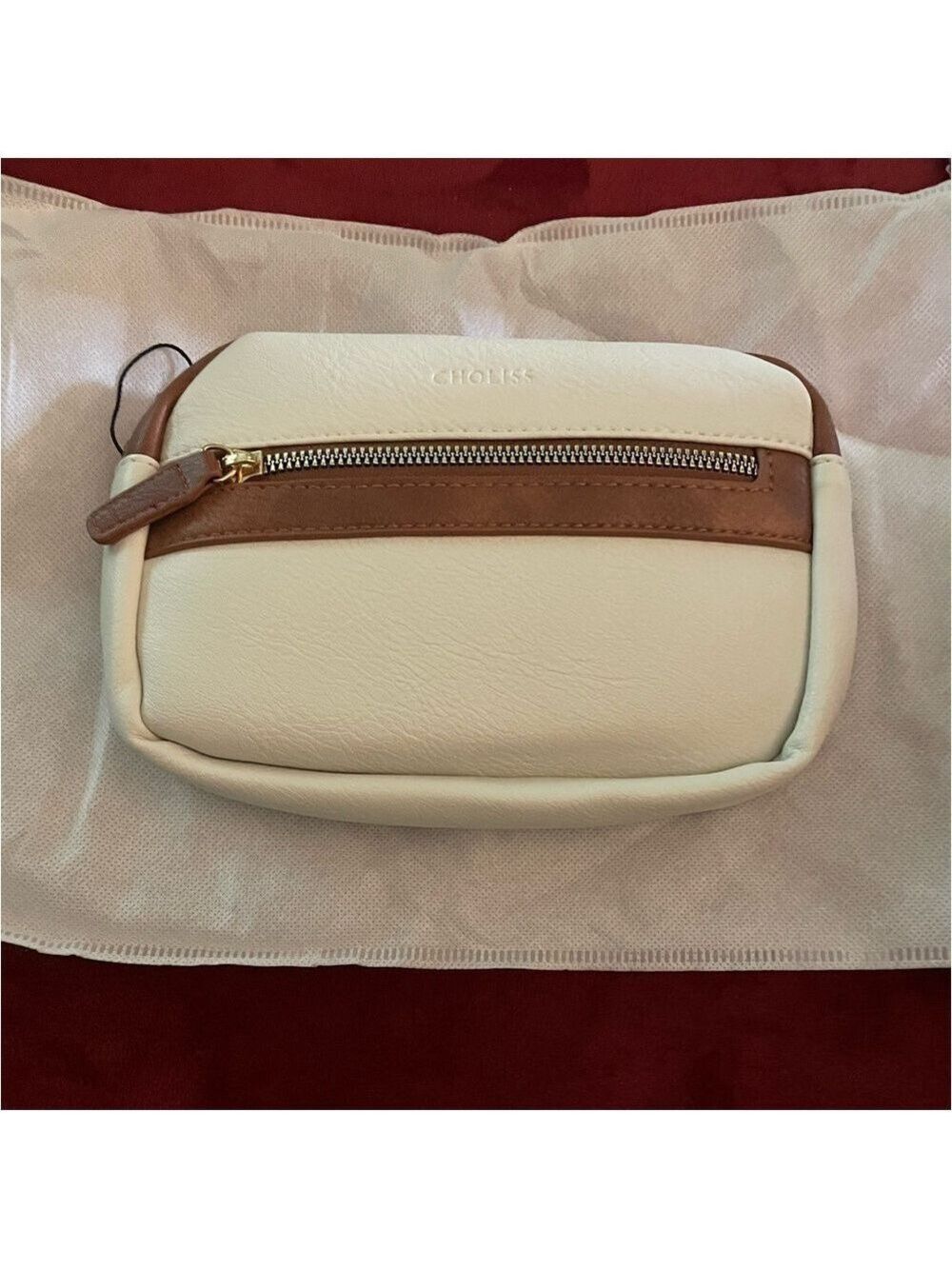 Vegan Leather Waist Crossbody Bag